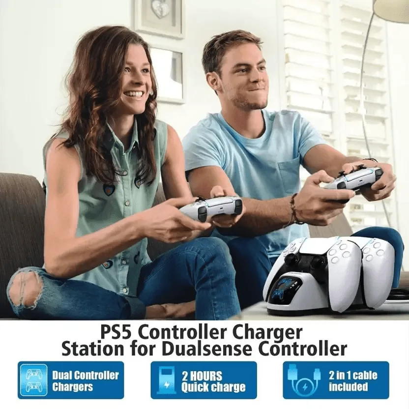 Station de charge Manette PlayStation 5 - maroc