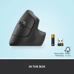 Logitech Lift Graphite - Meilleur Souris Bureautique