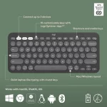 Logitech Pebble Keys 2 K380s - Graphite
