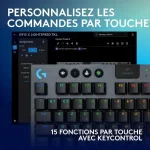 LOGITECH G G915X TKL LIGHTSPEED Noir - Prix Maroc