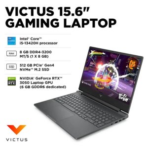 Pc Portaple Gamer HP Victus I5 13th RTX3050 6GB 8/512Gb - Prix Maroc
