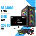 Setup Complet PC Gamer Ryzen 5 3400G / 8GB / 256GB SSD