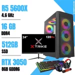 Setup Complet PC Gamer Ryzen 5 5600X / 16GB / 512GB SSD / RTX 3050 8GB