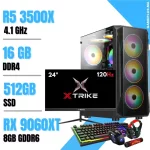 Setup Complet PC Gamer Ryzen 5 3500X / 16GB / 512GB SSD / RX 9060XT