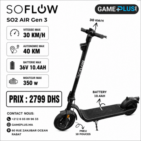 SoFlow SO2 AIR Gen 3 + Casque & Sac Gratuit