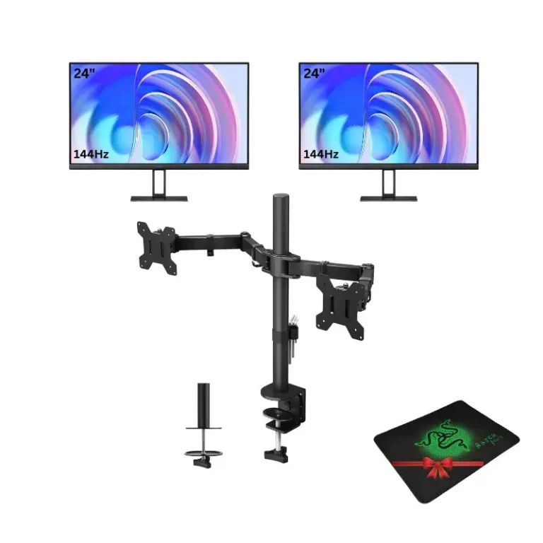 2 Moniteurs Xiaomi 24" 144Hz FHD + Z022