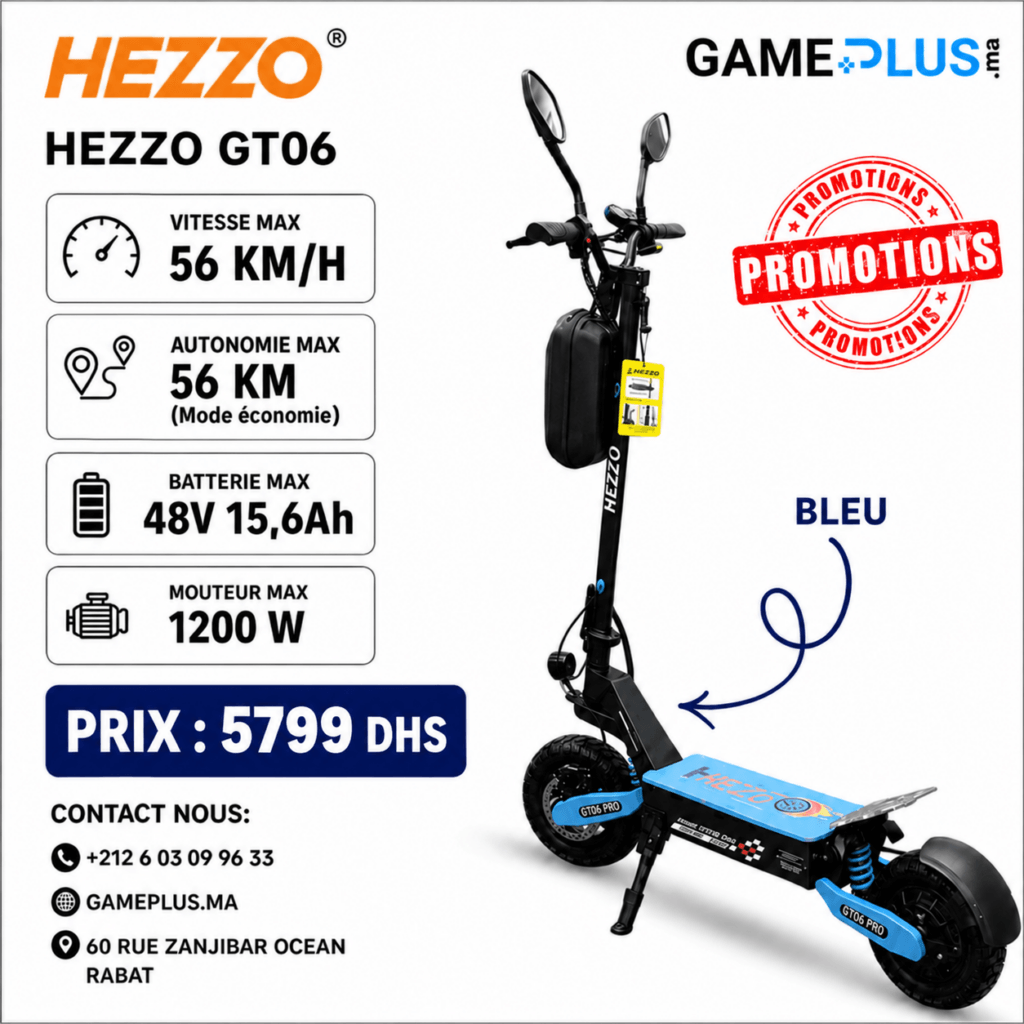 Hezzo GT06 PRO + Sac Gratuit