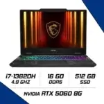 MSI CYBORG 15 B13WFKG-833XMA Intel i7-13620H/16GB DDR5/512GB SSD/RTX 5060 8GB/15.6" 144Hz/FreeDos