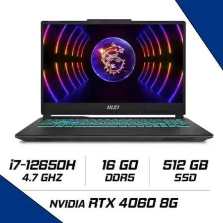 MSI Cyborg I7 16G 512G 15,6'' RTX4050 FREEDOS 1Y