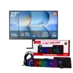 Moniteur Xiaomi A27i 27 Full HD – Dalle IPS 144Hz + Pack Gaming 4 En 1 Vencor CP-09